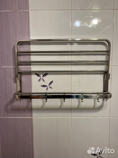 Полка для ванной металлическая