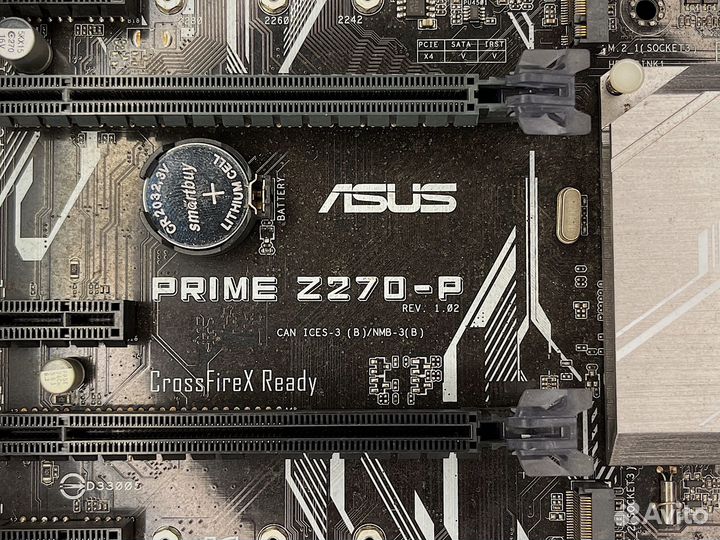 Материнская плата asus Z270-P