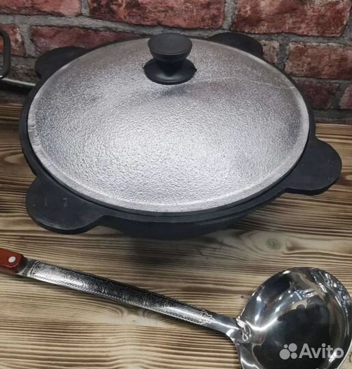 Казaн чугyнный 10л