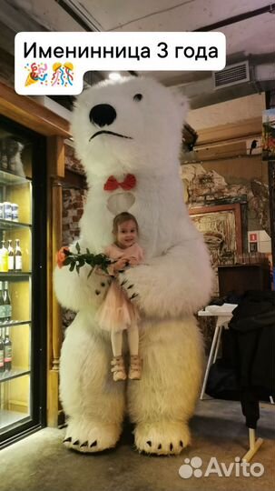 Белый медведь поздравление