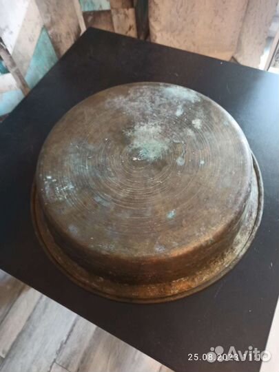 Латунный таз