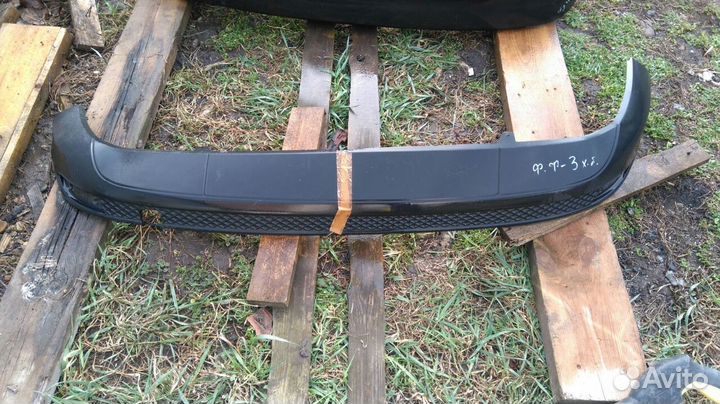 Накладка бампера форд фокус 3 хетчбэк