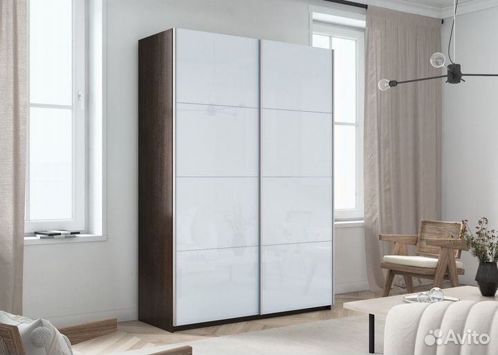 Шкаф-купе 2х дверный Прайм