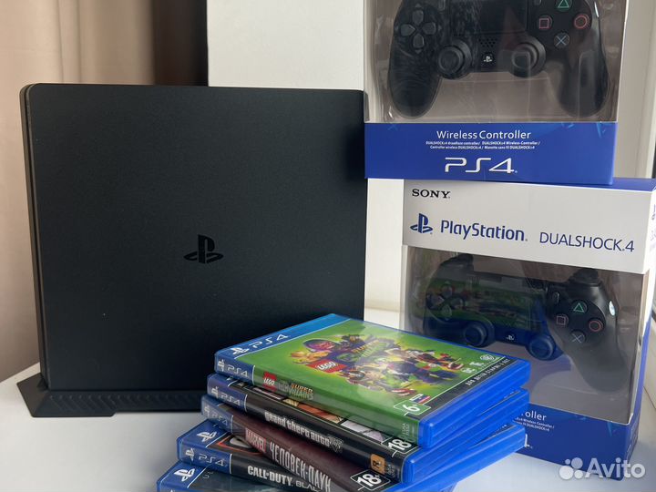 Sony PS4 slim 1tb +900 игр