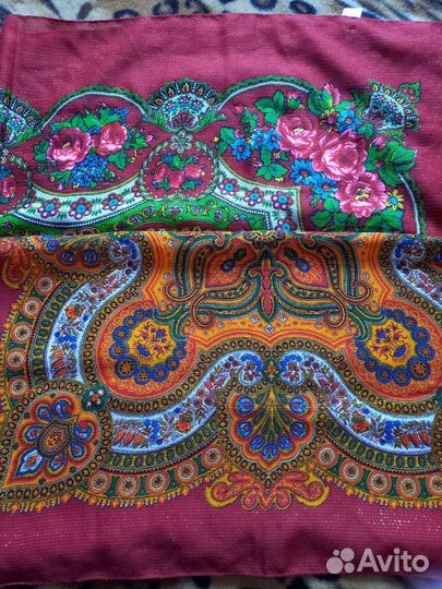 Платок с люрексом СССР