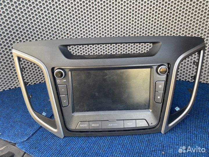 Штатная магнитола с Hyundai Creta 2019 года