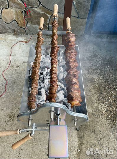 Мангал барбекю автоматический