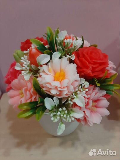 Букет из мыла