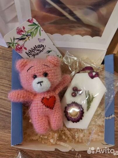 Необычный подарок (игрушка, свеча, саше)