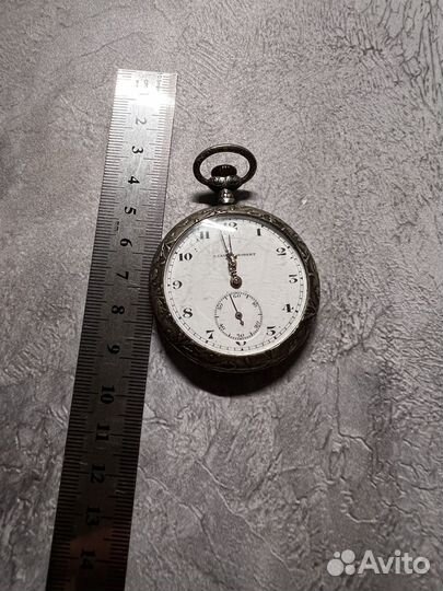 Карманные часы с сюжетом фирмы J. Calame Robert