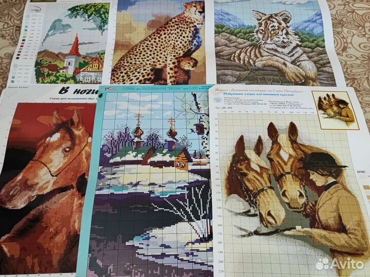 Журналы и схемы для вышивки