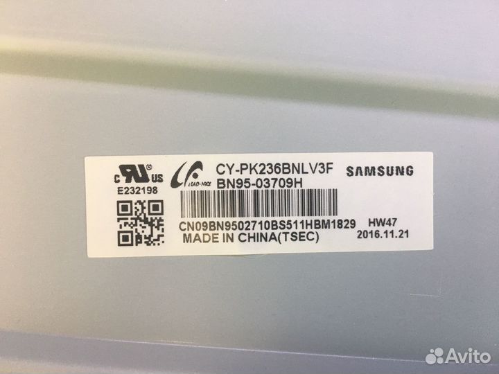 Монитор Samsung C24F390FHI в разбор