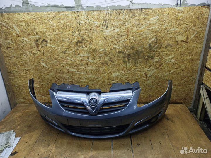 Бампер передний Opel Corsa D хетчбэ 3- дв. Z12XER