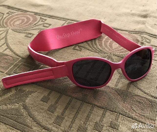 Очки детские солнцезащитные с липучкой One Step Ah