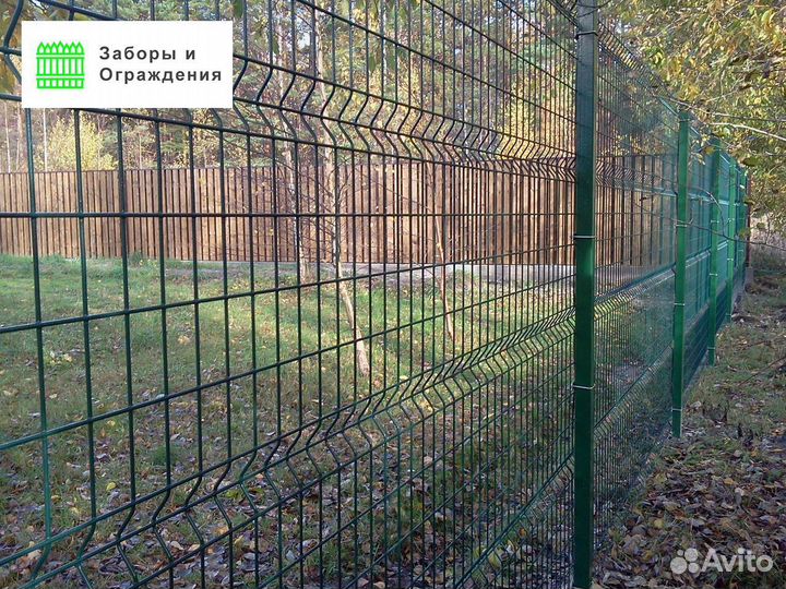 3D забор/ 3D ограждения (Панель 2430х2530 ф3 Zn)