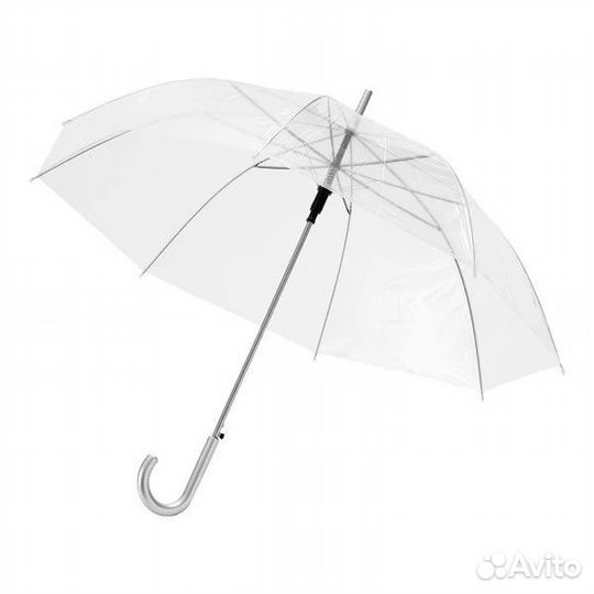 Зонт трость прозрачный