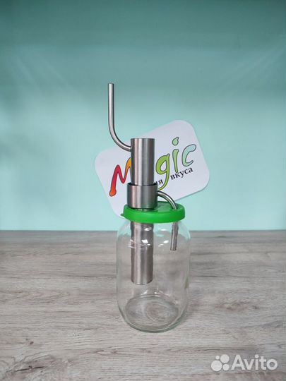 Попугай на банку, крышка пвх