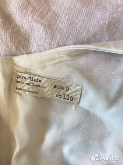 Платье для девочки zara 104 110