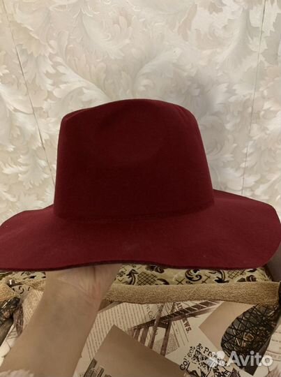 Шляпа женская марсала ASOS новая