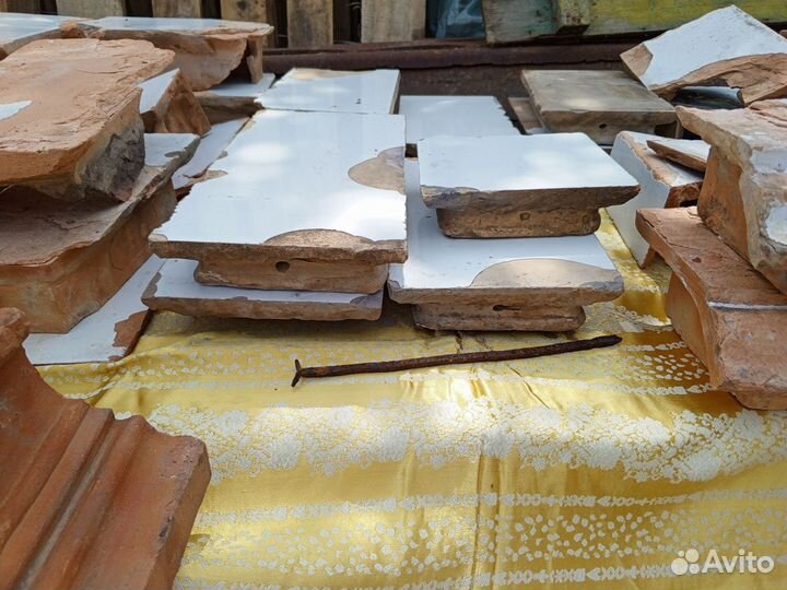 Изразец каминный