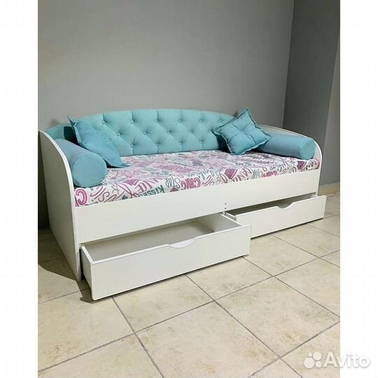 Кровать лдсп велюр для малыша вельвет люкс