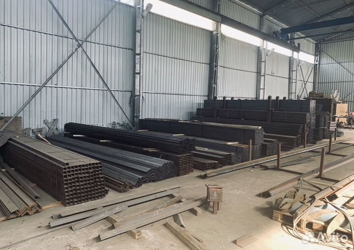 Профильные трубы, стальной уголок, балка и швеллер