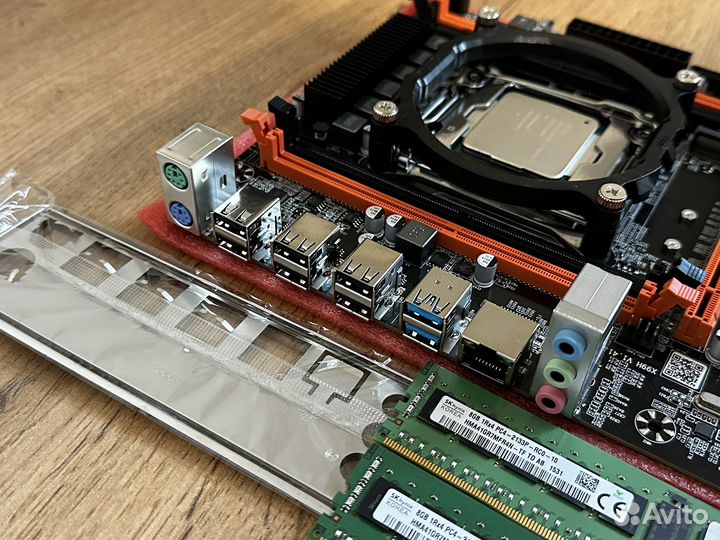 Комплект 12 ядер Xeon 2670v3+x99H+16gbddr4