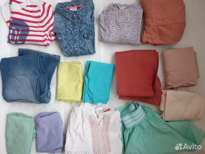 Детская одежда для девочки пакетом 122 128