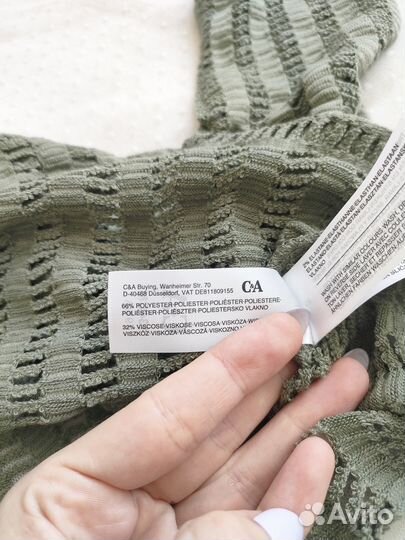 9лет /134см Кофточка хаки для девочки C&A новая