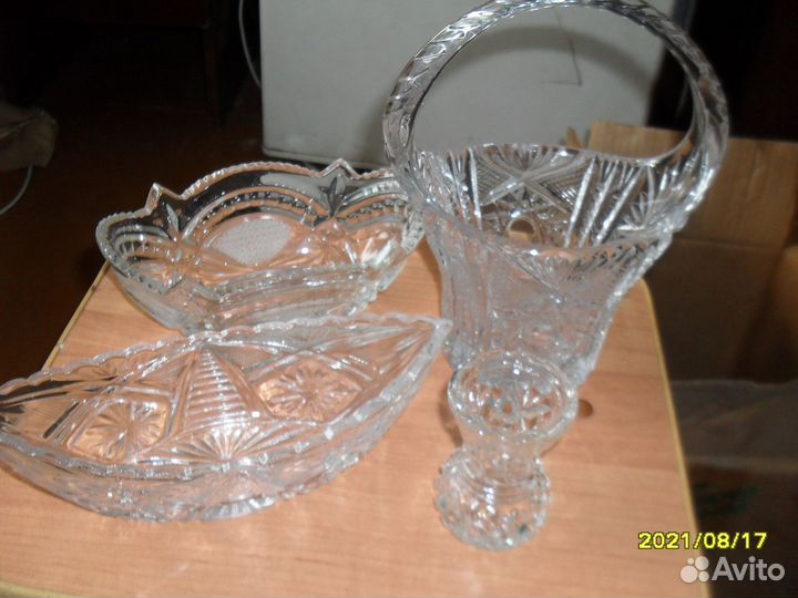 Хрустальная посуда СССР