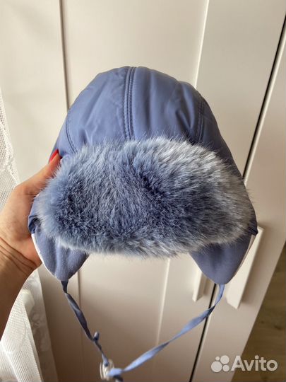 Шапка ушанка для мальчика 50-52