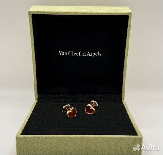 Van Cleef &Arpels набор подвеска и серьги премиум