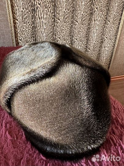 Мужская шапка из нерпы