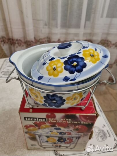 Фондюшница керамическая