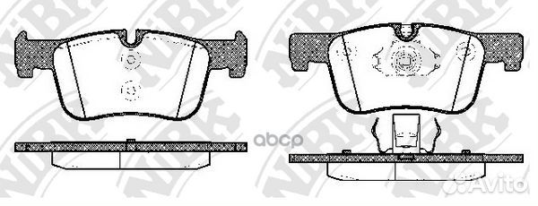 Колодки тормозные дисковые перед PN32005 PN