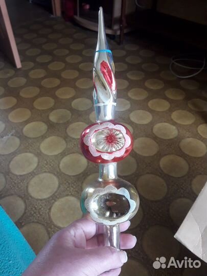 Ёлочные игрушки СССР-наборы, верхушка