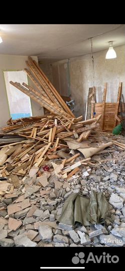 Демонтаж любой сложности-вывоз мусора