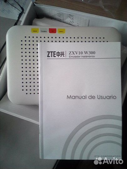 Модем zte zxv 10 w 300