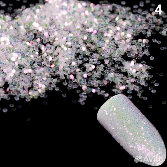 Продаю голографические блестки для ногтей