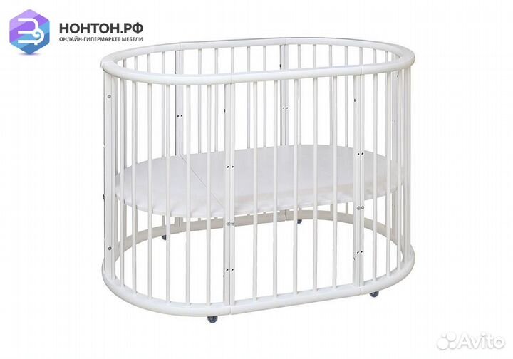 Кровать детская трансформер снег