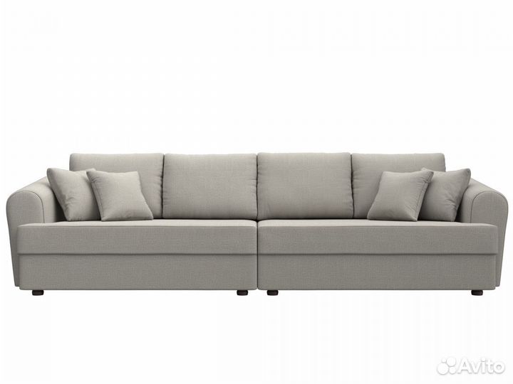 Диван прямой Милтон, рогожка, амур бежевый. Москва