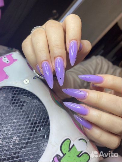 Наращивание ногтей на дому