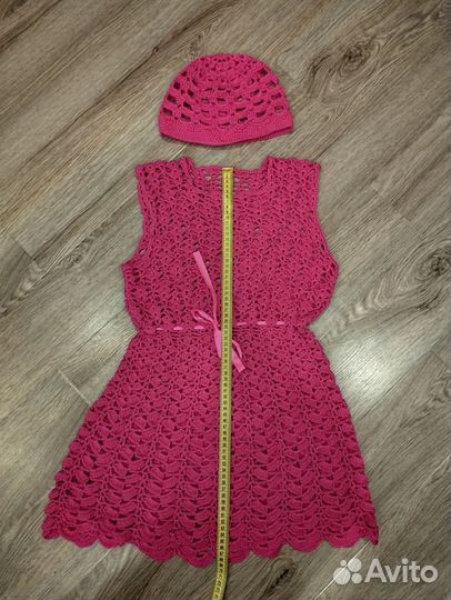 Вязаное платье на девочку