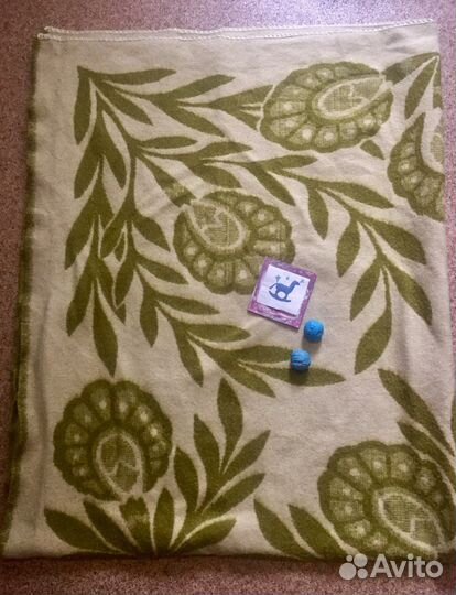 СССР — одеяло шерстяное 150*190; подушка пух-перо