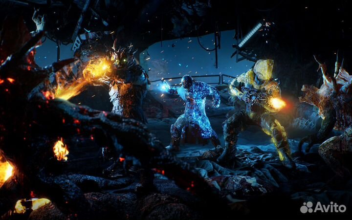 PS4 / PS5 диск Outriders,абсолютно новый,запечатан