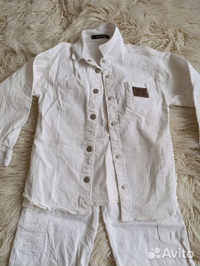 Джинсовый костюм для девочки