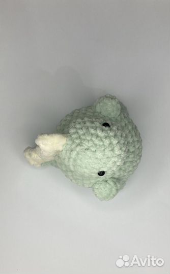 Вязанные игрушки. Вязанный динозаврик амигуруми