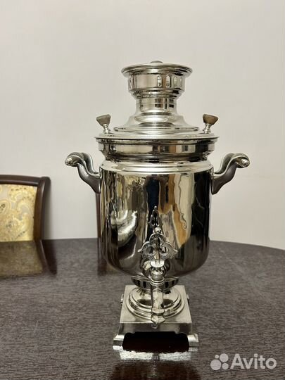 Самовар старинный на дровах
