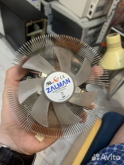 Охлаждение 775 сокет медно-алюм Zalman