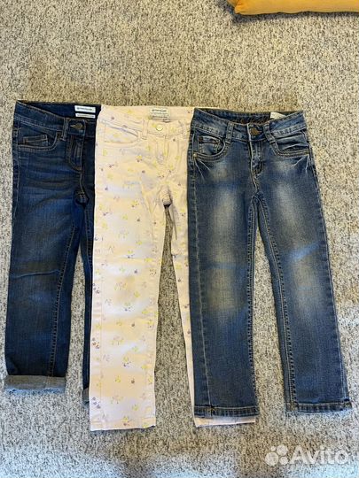 Джинсы для девочки 104